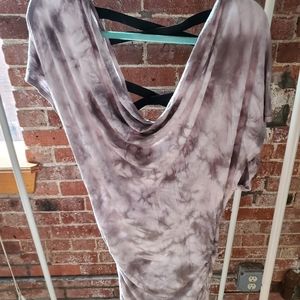 Bebe ruched dress